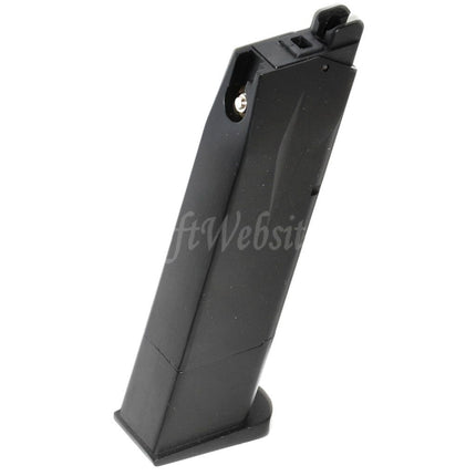 WE (WE-TECH) 26rd Gas Magazine for Cybergun Swiss Arms P226 WE F226 Series GBB Pistols Airsoft Black