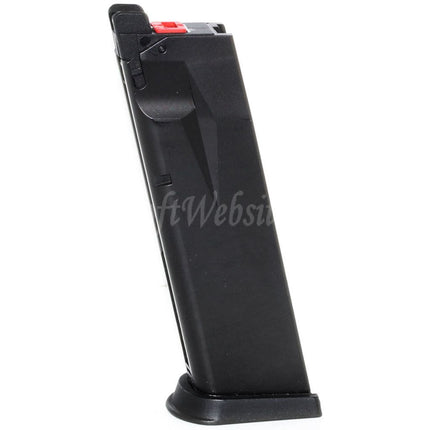 Cybergun Swiss Arms 20rd Gas Magazine for WE F228 F229 Swiss Arms P229 Series GBB Pistols Airsoft Black
