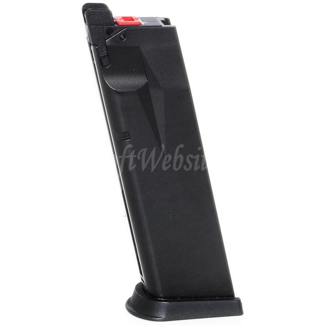Cybergun Swiss Arms 20rd Gas Magazine for WE F228 F229 Swiss Arms P229 Series GBB Pistols Airsoft Black