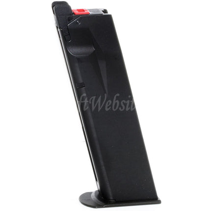 Cybergun Swiss Arms 22rd Gas Magazin für WE F226 Swiss Arms P226 Serie GBB Pistolen Airsoft Schwarz