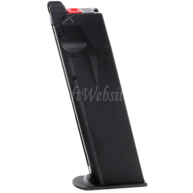 Cybergun Swiss Arms 22rd Gas Magazine for WE F226 Swiss Arms P226 Series GBB Pistols Airsoft Black