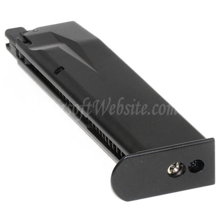 Cybergun Swiss Arms 22rd Gas Magazin für WE F226 Swiss Arms P226 Serie GBB Pistolen Airsoft Schwarz