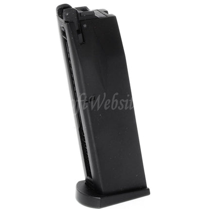 Chargeur CO2 WE (WE-TECH) 26 coups pour pistolets AW MB Series / KJW / Tokyo Marui / WE 902 M9 M92 GBB Airsoft Noir