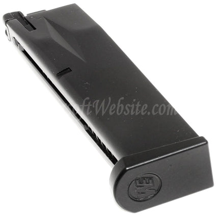 Chargeur CO2 WE (WE-TECH) 26 coups pour pistolets AW MB Series / KJW / Tokyo Marui / WE 902 M9 M92 GBB Airsoft Noir