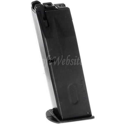WE (WE-TECH) 26rd Gas Magazine Steel Housing for AW MB Series / KJW / Tokyo Marui / WE 902 M9 M92 GBB Pistols Airsoft Black