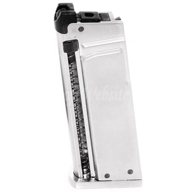 Cybergun 7rd Gas Magazine for WE CT25 COLT JUNIOR .25 Mighty Mouse GBB Pistols Airsoft silver