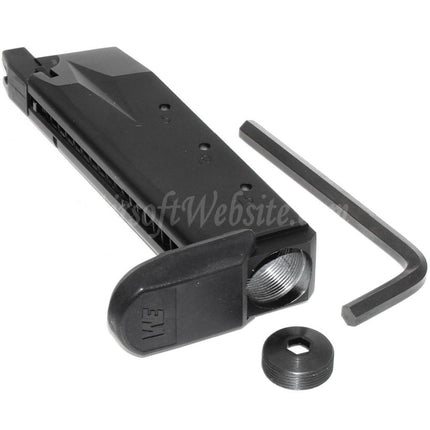 WE (WE-TECH) 23rd Co2 Magazine for STANDARD and COMPACT P99 Series GBB Pistols Airsoft Black