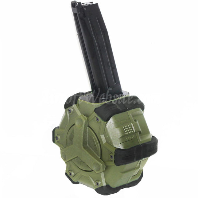 WE (WE-TECH) 350rd Gas Drum Magazine for Hi-Capa GBB Pistols Airsoft
