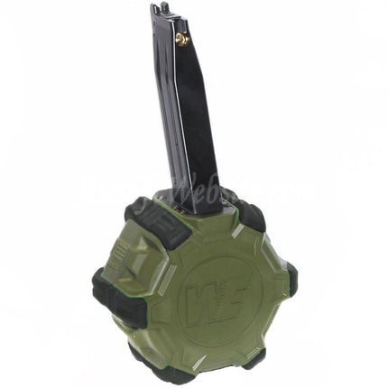 WE (WE-TECH) 350rd Gas Drum Magazine for Hi-Capa GBB Pistols Airsoft