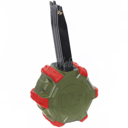 WE (WE-TECH) 350rd Gas Drum Magazine for Hi-Capa GBB Pistols Airsoft