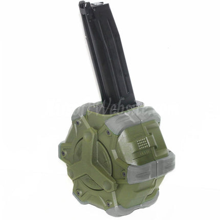 WE (WE-TECH) 350rd Gas Drum Magazine for Hi-Capa GBB Pistols Airsoft