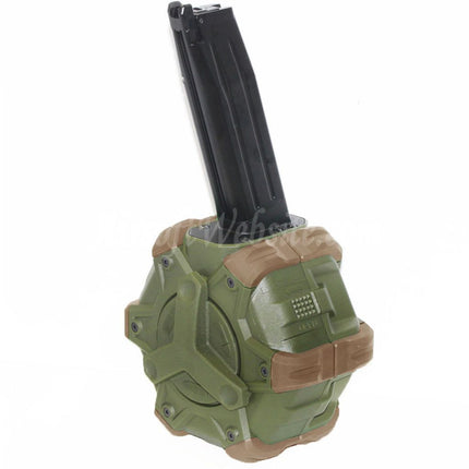 WE (WE-TECH) 350rd Gas Drum Magazine for Hi-Capa GBB Pistols Airsoft