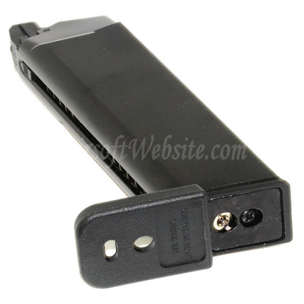 WE (WE-TECH) 26rd Galaxy Gas Magazine for WE MOS Optic Ready Slide Version EMG SAI BLU AW VX7 VX9 G17 G19 Series GBB Pistols Airsoft Black