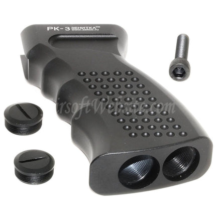5KU CNC Aluminum PK-3 Pistol Grip For GHK AKM AK74 GBB Series GBB Rifles Airsoft Black