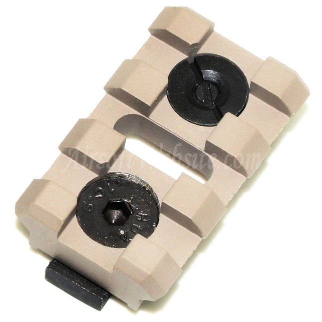 5KU B-2L 3-Slots 20mm Rail Section with Screws For M-LOK Mounting Systems