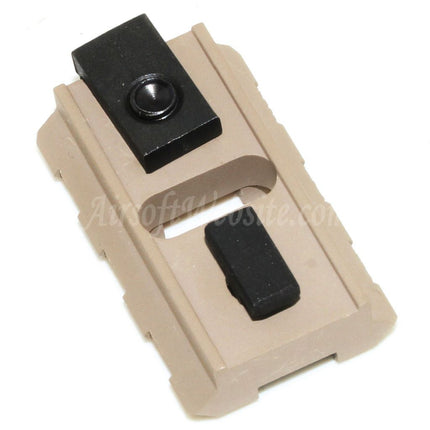 5KU B-2L 3-Slots 20mm Rail Section with Screws For M-LOK Mounting Systems