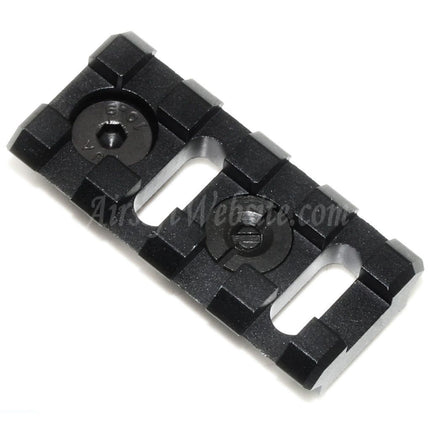 Rail 5KU B-2 à 4 fentes de 20 mm avec vis pour systèmes de montage M-LOK