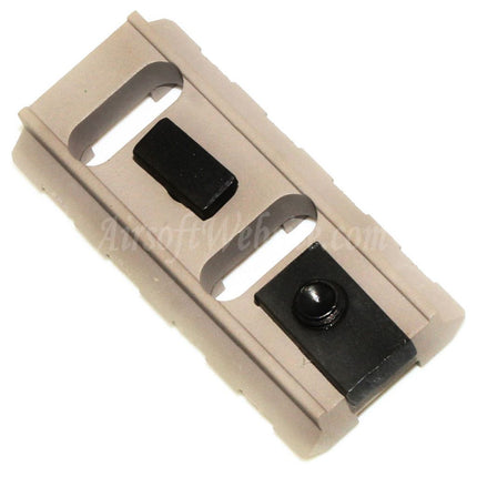 Rail 5KU B-2 à 4 fentes de 20 mm avec vis pour systèmes de montage M-LOK