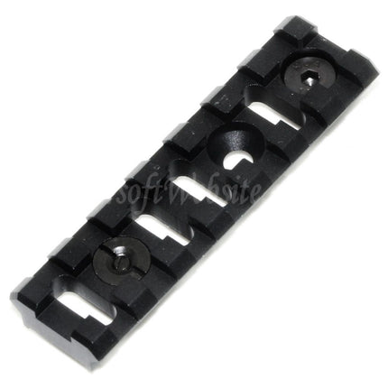 Rail 5KU B-2U à 7 emplacements de 20 mm avec vis pour systèmes de montage M-LOK