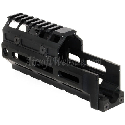 5KU 153mm M-LOK Universal Handguard Kit Rail System for LCT GHK CYMA D-BOYS E&L AK47 AK74 Series Rifles Airsoft Black