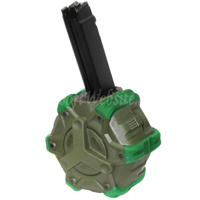 WE (WE-TECH) 350rd Gas Drum Magazine for WE PCC Type 888 888C RARS R5C M4 M16 Series GBB Rifles Airsoft