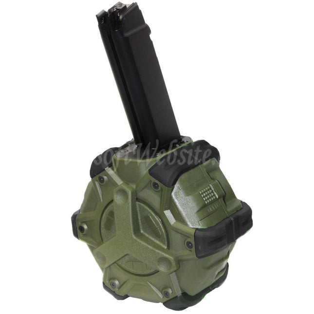 WE (WE-TECH) 350rd Gas Drum Magazine for WE PCC Type 888 888C RARS R5C M4 M16 Series GBB Rifles Airsoft