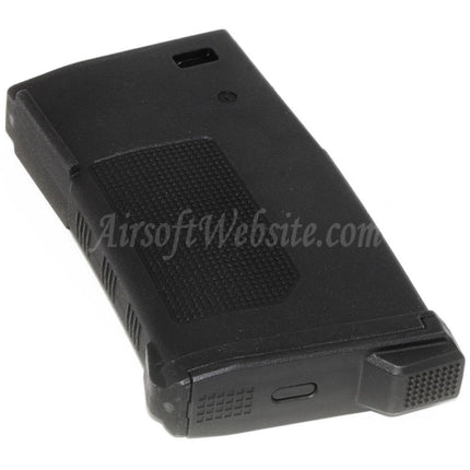 Chargeur PTS 150 coups EPM-LR Mid-Cap en polymère amélioré pour fusils AEG A&amp;K G&amp;P SR25/XM110, noir