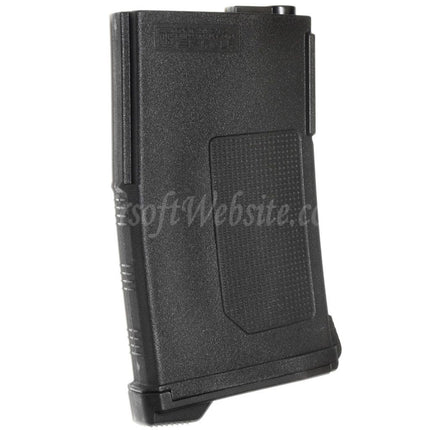 Chargeur PTS 150 coups EPM-LR Mid-Cap en polymère amélioré pour fusils AEG A&amp;K G&amp;P SR25/XM110, noir