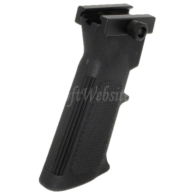 Boîtier de batterie CYMA style M5, poignée avant pour tout système de rail de 20 mm, noir