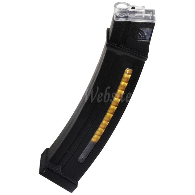 CYMA 130rd Mid-Cap Magazine For Classic Army / CYMA / G&P / Golden Eagle / JG / SRC / Tokyo Marui MP5 Series AEG Rifles Airsoft Black