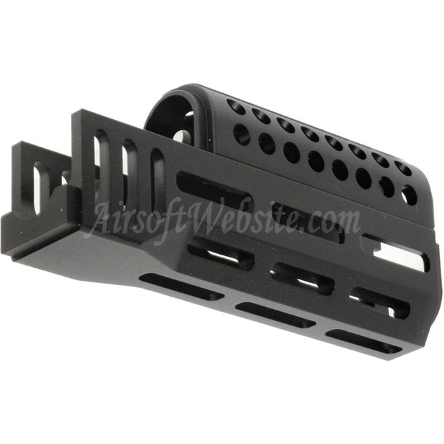 Garde-main supérieur et inférieur CYMA 155 mm en aluminium CNC M-LOK type B pour fusils AEG CYMA série AK47, noir