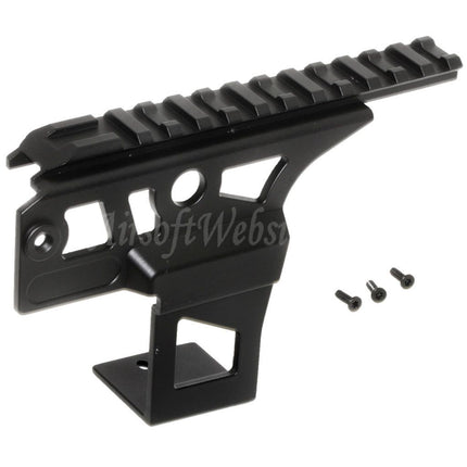 Base de montage pour rail de lunette de visée CYMA pour fusils AEG CYMA Classic Army ICS JG Tokyo Marui AK Series Airsoft Noir