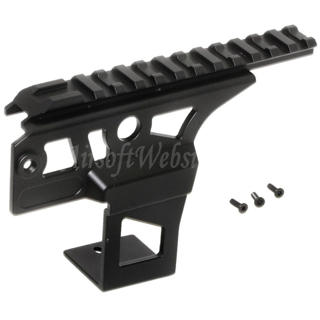 Base de montage pour rail de lunette de visée CYMA pour fusils AEG CYMA Classic Army ICS JG Tokyo Marui AK Series Airsoft Noir