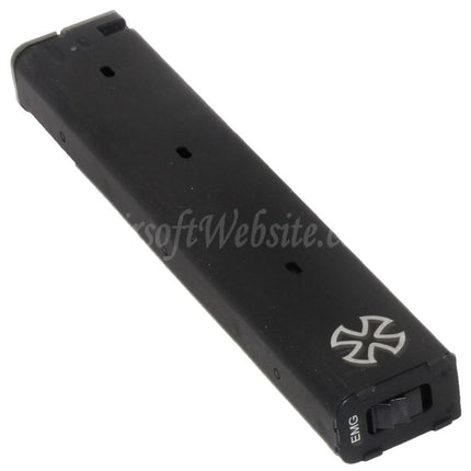 Chargeur APS EMG 220 coups Hi-Cap pour fusils AEG EMG Noveske Space Invader PCC Series Airsoft Noir