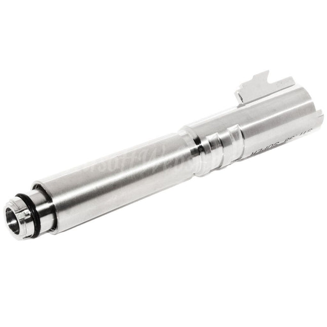 Canon extérieur 5KU 4,75 pouces Comp-Ready pour AW / WE / Tokyo Marui Hi-Capa 5.1 STI .38 SUPER Silver