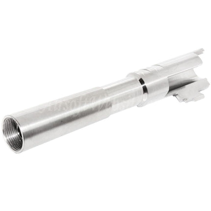 Canon extérieur 5KU 4,75 pouces Comp-Ready pour AW / WE / Tokyo Marui Hi-Capa 5.1 STI .38 SUPER Silver