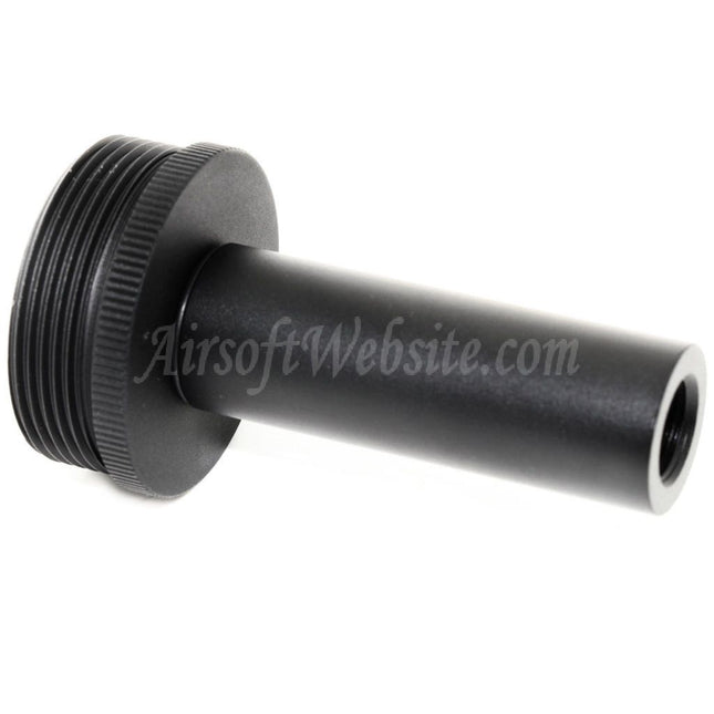 Adaptateur de silencieux 5KU DTK PUTNIK pour silencieux factice, filetage 36 mm, sens horaire, noir