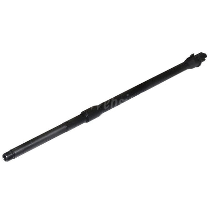 Canon extérieur en aluminium E&amp;C 19,5"/20" - Filetage 14 mm CCW/Sens antihoraire pour fusils AEG M16VN/M16A1, noir