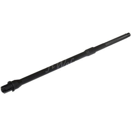 Canon extérieur en aluminium E&amp;C 19,5"/20" - Filetage 14 mm CCW/Sens antihoraire pour fusils AEG M16VN/M16A1, noir