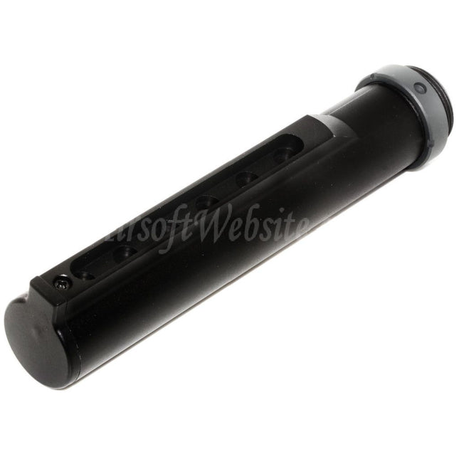 Adaptateur de tube tampon de crosse allongée E&amp;C 168 mm 5 positions pour fusils AEG E&amp;C Tokyo Marui série M16A1, noir