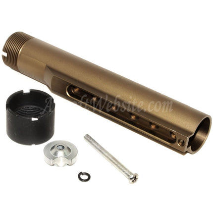 Adaptateur de tube tampon de crosse allongée 5 positions E&amp;C 168 mm pour fusils AEG E&amp;C série 416A5 Airsoft