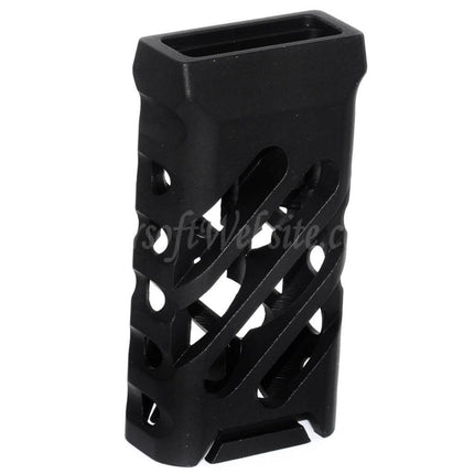 5KU CNC Aluminum KeyMod M-LOK Ultralight Vertical Grip Type-1 Black