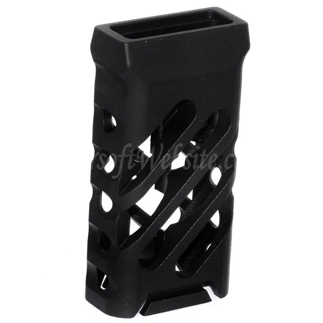 5KU CNC Aluminum KeyMod M-LOK Ultralight Vertical Grip Type-1 Black
