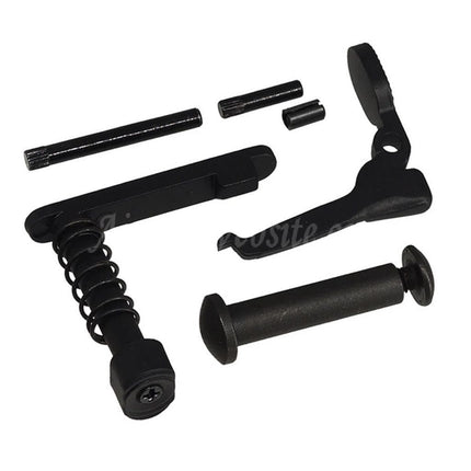 Récepteur supérieur et inférieur en métal de style E&amp;C MUR avec rail supérieur de 20 mm pour fusils AEG E&amp;C Tokyo Marui QD V2 Gearbox M4 M16 Series Airsoft Noir