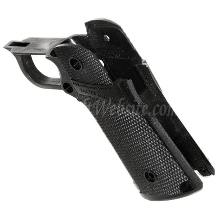 KF Airsoft Polymergriff für KJ Works AW WE-TECH Tokyo Marui Hi-Capa Serie GBB Pistolen, Schwarz