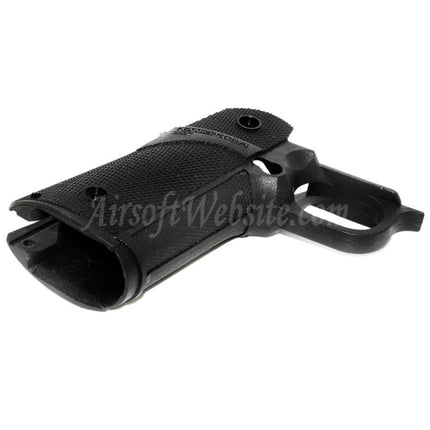 KF Airsoft Polymergriff für KJ Works AW WE-TECH Tokyo Marui Hi-Capa Serie GBB Pistolen, Schwarz