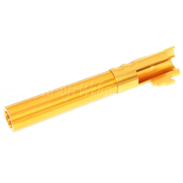 KF Airsoft CNC Aluminum Bull Styled Outer Barrel +11mm CW for AW WE Tokyo Marui Hi-Capa 5.1 GBB Pistols