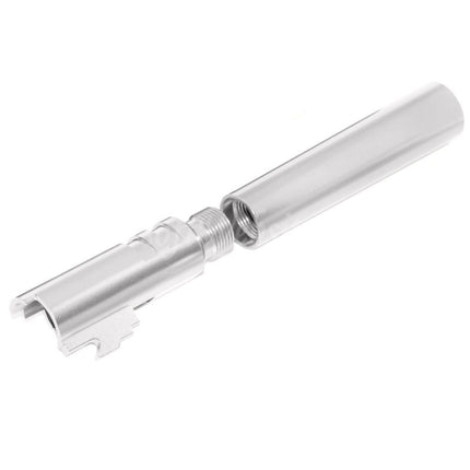 KF Airsoft CNC Aluminum Bull Styled Outer Barrel +11mm CW for AW WE Tokyo Marui Hi-Capa 5.1 GBB Pistols