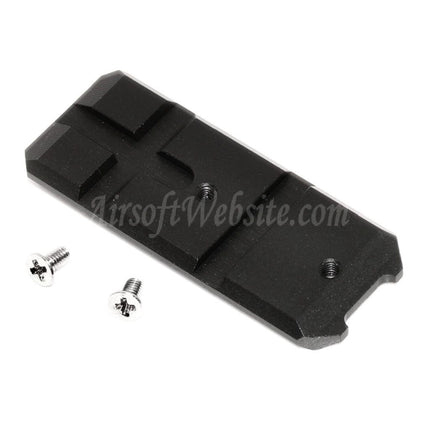 Plaque de rail inférieur en aluminium CNC KF Airsoft pour pistolets GBB Tokyo Marui Hi-Capa Series