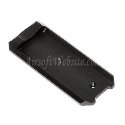 Plaque de rail inférieur en aluminium CNC KF Airsoft pour pistolets GBB Tokyo Marui Hi-Capa Series